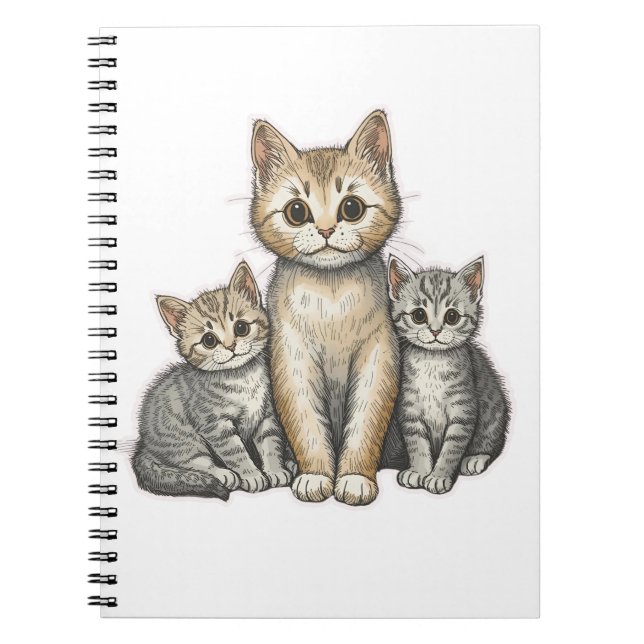 Three Little Kittens Notebook (Front)