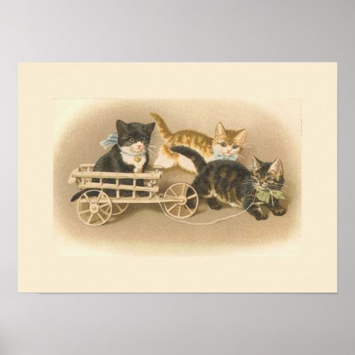 Three Little Kittens Poster