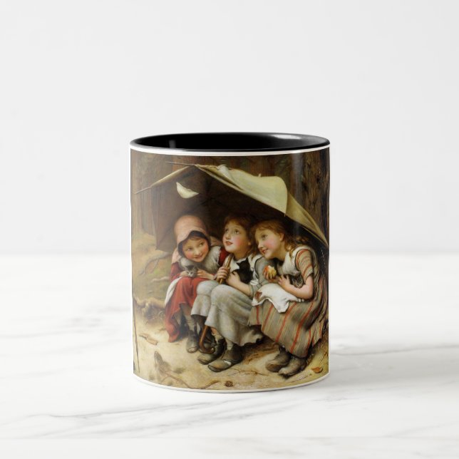 Three Little Kittens Two-Tone Coffee Mug (Center)