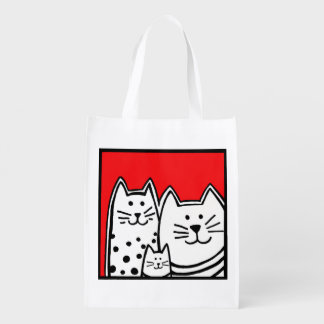 Three Little Kitties Reusable Bag