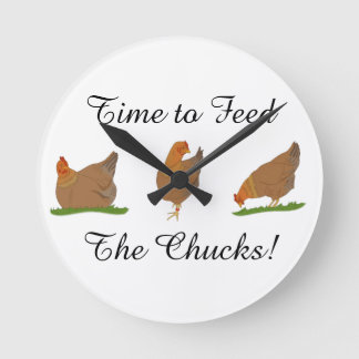 Three Little Ladies Hen Clock