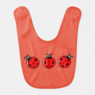 Three Little Ladybugs - Baby Bib