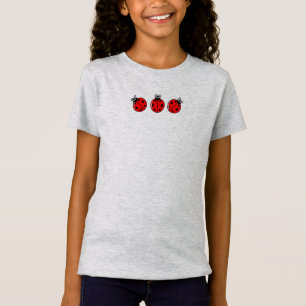 Three Little Ladybugs - Girls' Fine Jersey T-Shirt