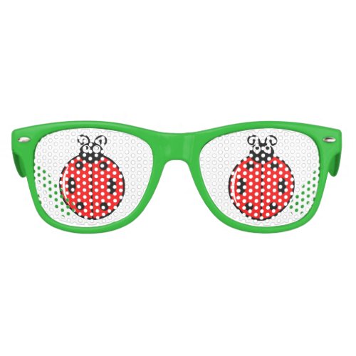 Three Little Ladybugs _ Kids Retro Party Shades