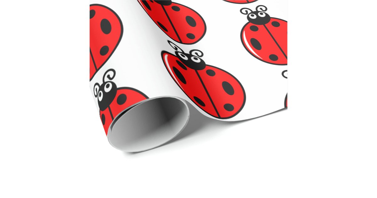Three Little Ladybugs - Matte Wrapping Paper
