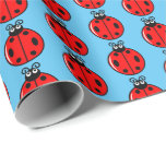 Three Little Ladybugs - Matte Wrapping Paper