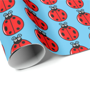 Three Little Ladybugs - Matte Wrapping Paper
