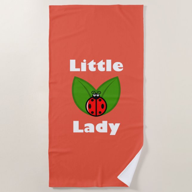 Three Little Ladybugs - Pacifier Beach Towel (Front)