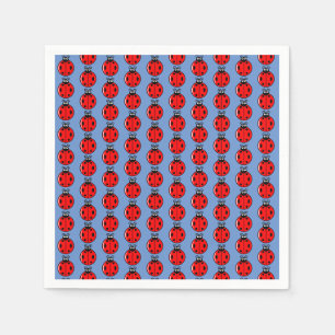 Three Little Ladybugs - Standard Cocktail Napkins