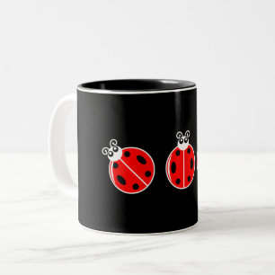 Three Little Ladybugs - Two-Tone Mug
