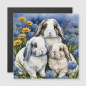 Three Little Lop Bunny Rabbits (Front/Back)