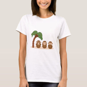 Three little monkeys - three macaquinhos T-Shirt