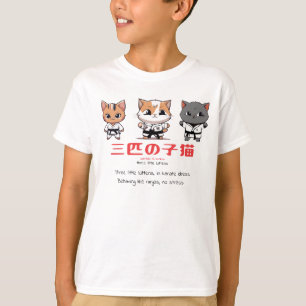 Three Little Ninja Kitties T-Shirt