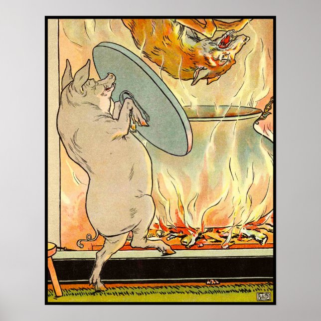 Three Little Pigs: In Fell The Wolf Poster (Front)