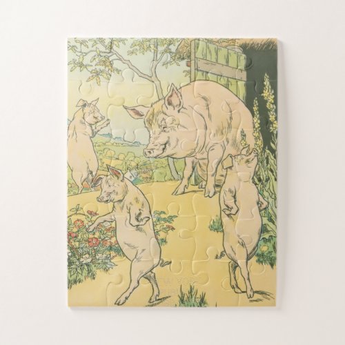 Three Little Pigs Jigsaw Puzzle