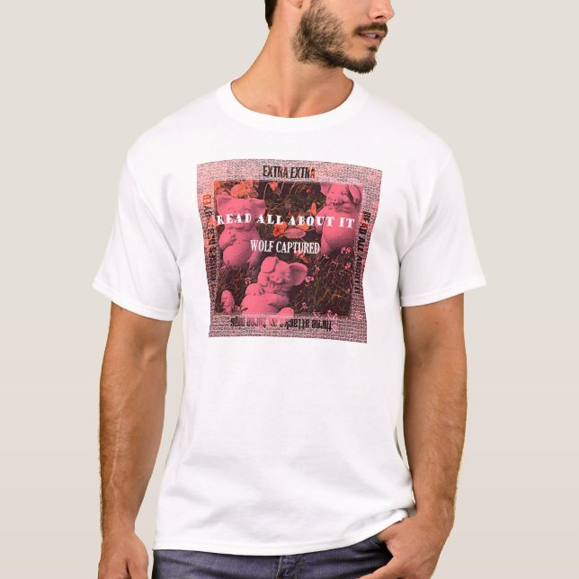 three little pigs T-Shirt (Front)