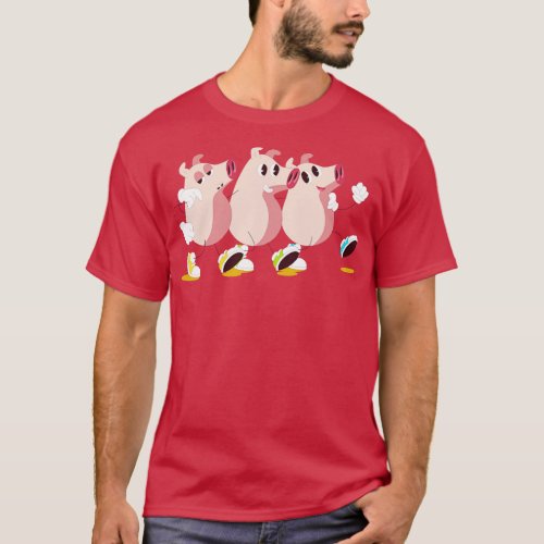 Three Little Pigs T_Shirt