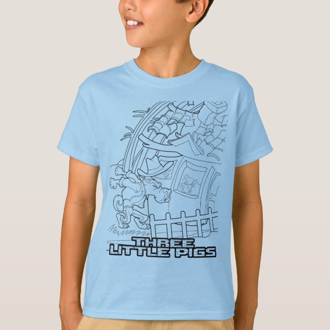 Three Little Pigs T-Shirt(transparent) T-Shirt (Front)