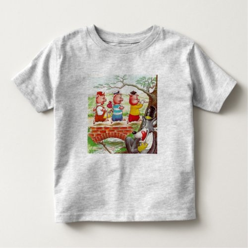 Three Little Pigs Toddler T_shirt