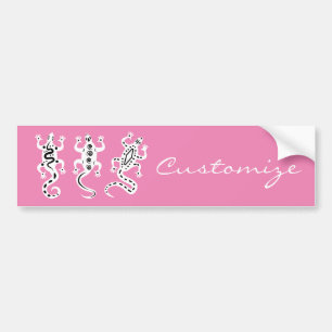 Three Lizards Thunder_Cove Southwest Style Bumper Sticker