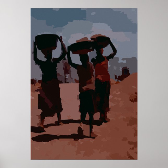 Three lone figures poster (Front)