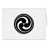 Three long-tailed swirls (Front Horizontal)