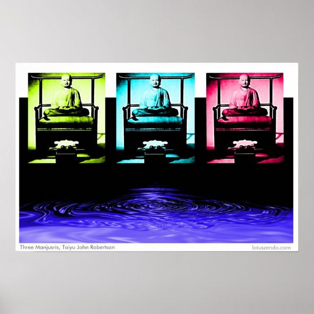 three manjusris poster (Front)