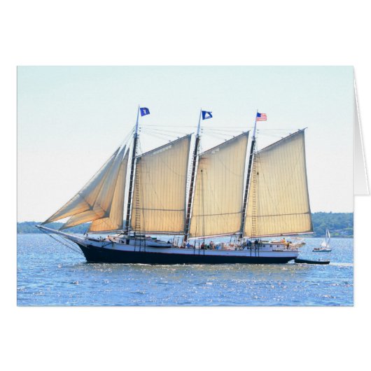 Three masted schooner Thunder_Cove Cards (Front Horizontal)