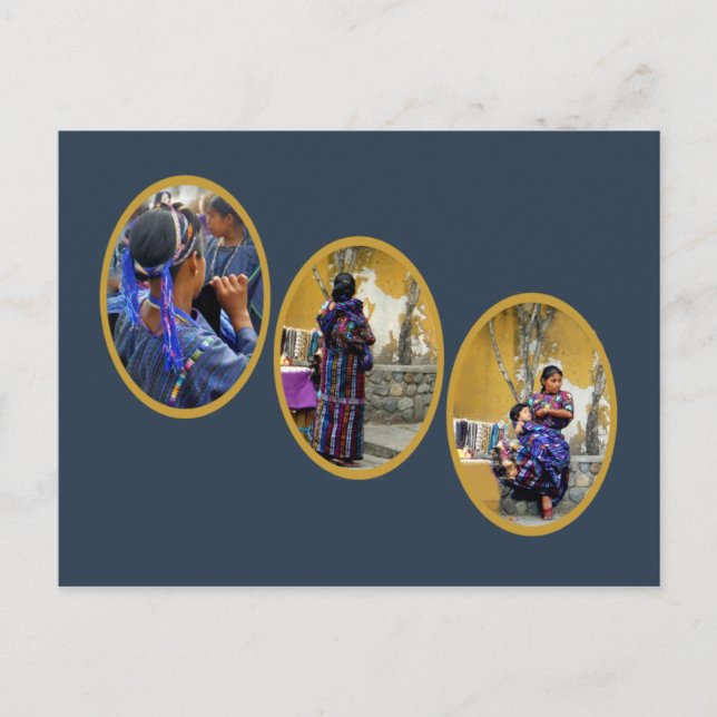 Three Mayan Women Postcard (Front)