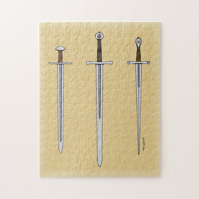 Three Medieval Swords 2016 Jigsaw Puzzle (Vertical)