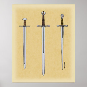Three Medieval Swords 2016 Poster