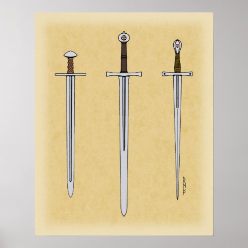 Three Medieval Swords 2016 Poster