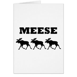 Three Meese Funny Cards
