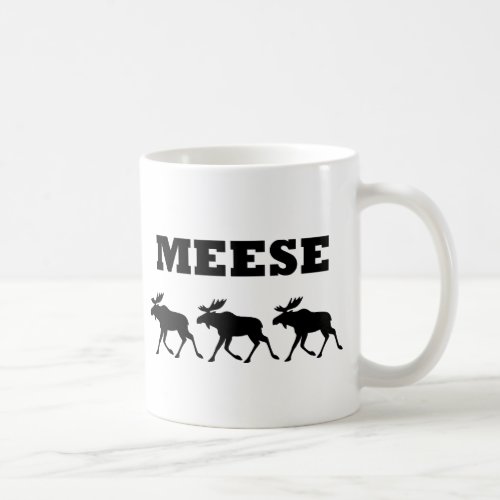 Three Meese Funny Coffee Mug