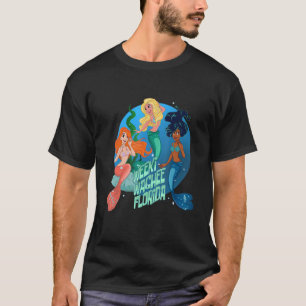 Three Mermaids Of Weeki Wachee Florida Souvenir T-Shirt