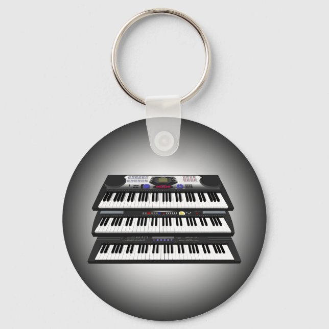 Three Modern Keyboards: Synthesizers: Keychain (Front)