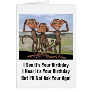 Monkey Jokes Cards | Zazzle