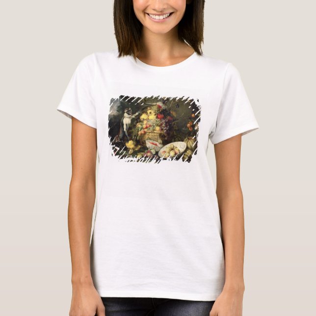 Three Monkeys Stealing Fruit T-Shirt (Front)