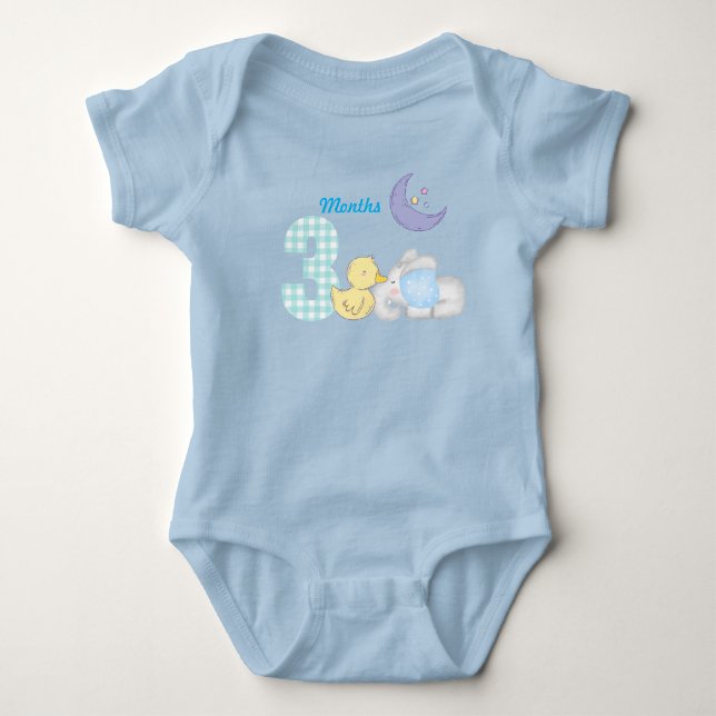 Three months  baby bodysuit (Front)