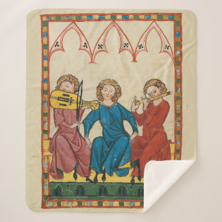 Three Musicians Sherpa Blanket