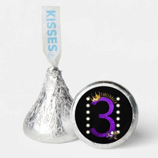 Three-nager Birthday Party Hershey®'s Kisses® (Front)