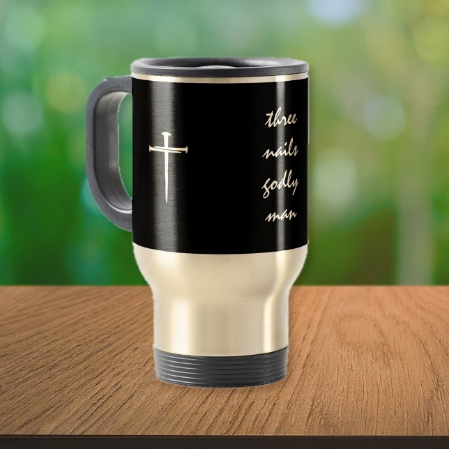 Three Nails Godly Man  Travel Mug (Creator Uploaded)