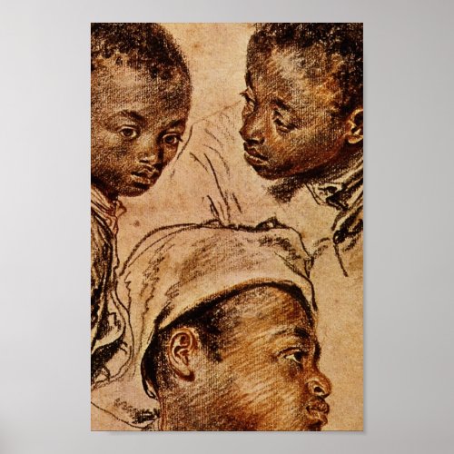 Three Negro Boys Poster