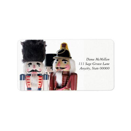 Three nutcrackers label