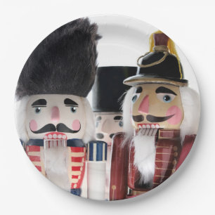 Three nutcrackers paper plates