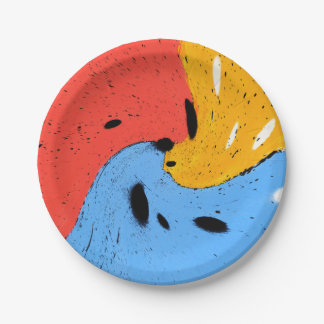 three of a kind paper plates