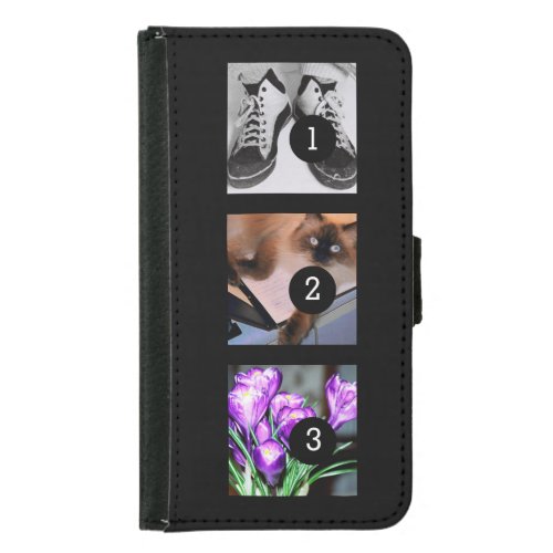 Three of Your Photos to Make Your Own Momento Samsung Galaxy S5 Wallet Case
