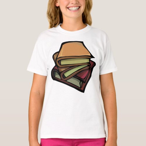 Three Old Books Stacked Together T_Shirt