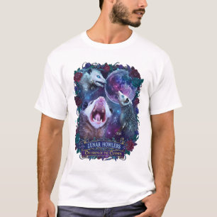 Three Opossum Retro T-Shirt - Vintage Opossum Love