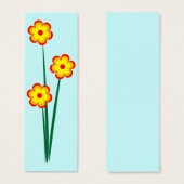 Three orange flowers (Front & Back)